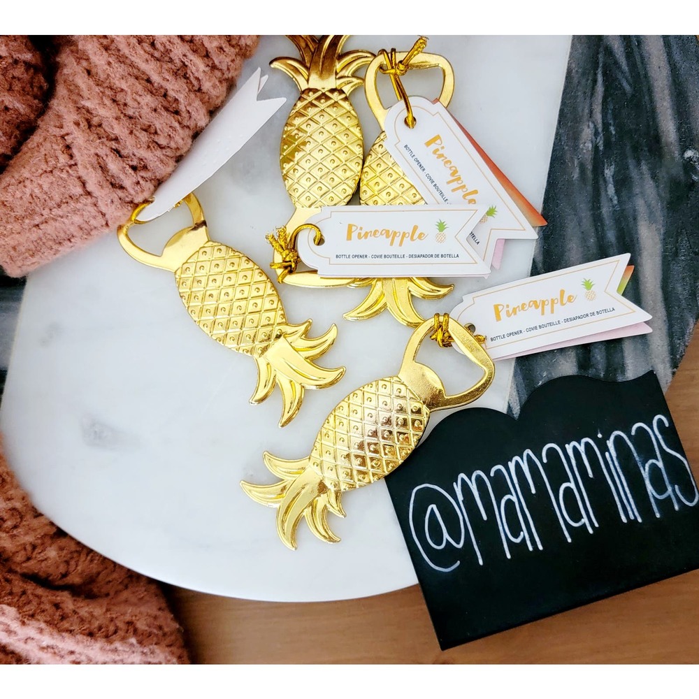 Gold Pineapple Bottle Opener
